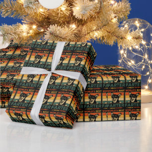 World's Best Farter I Mean Father Funny Dad Dog Wrapping Paper