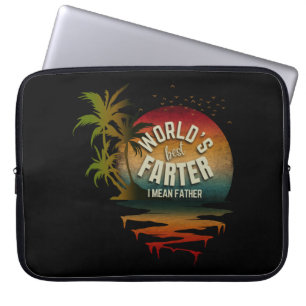 WORLD'S BEST FARTER I MEAN FATHER LAPTOP SLEEVE