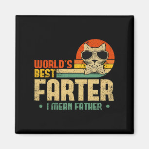 Worlds Best Farter I Mean Father Mens Fathers Day Magnet