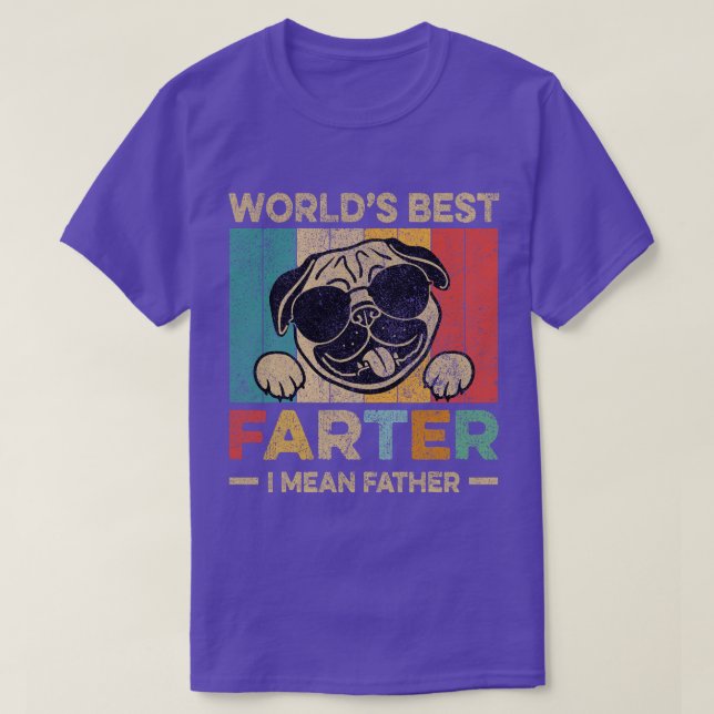 Worlds Best Farter I Mean Father Mens Fathers Day  T-Shirt (Design Front)