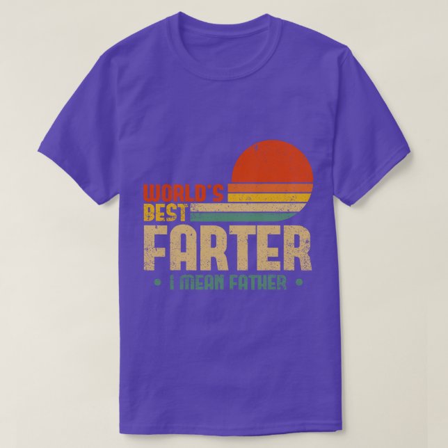 Worlds Best Farter I Mean Father Mens Fathers Day  T-Shirt (Design Front)