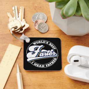 World's Best Farter I Mean Father Sayings Key Ring