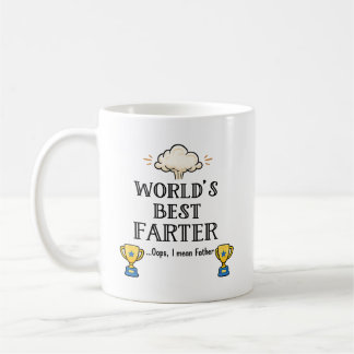 World's Best Farter Mug Gift for Dad Father's Day 