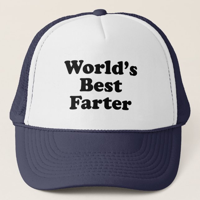 World's Best Farter Trucker Hat (Front)