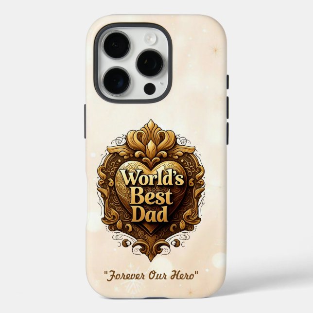 "World's Best Father" Case-Mate iPhone Case (Back)