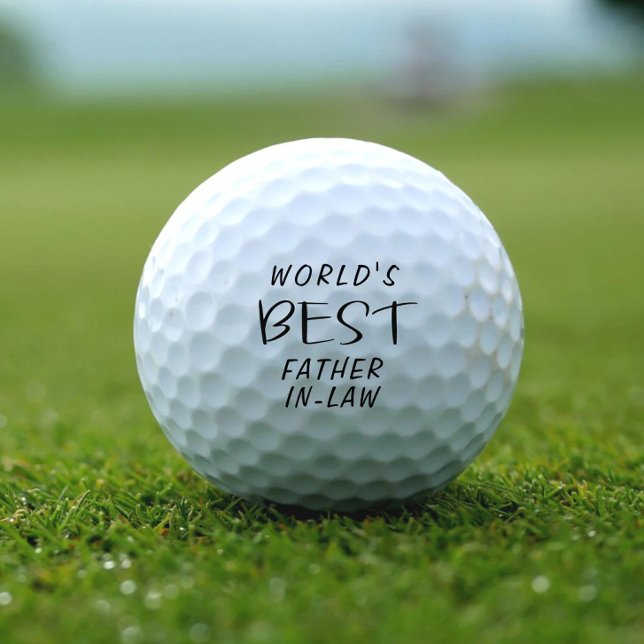 World's Best Father In Law Golf Balls (Creator Uploaded)