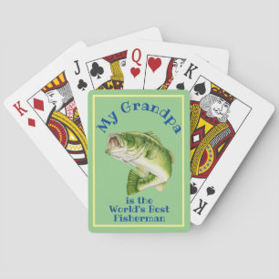 World's Best Fisherman Playing Cards