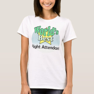 World's Best Flight Attendant T-Shirt