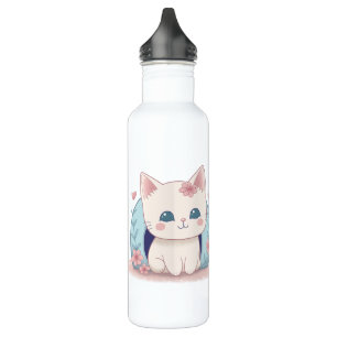 World's Best Foster Mum Cute, Happy Kitten 710 Ml Water Bottle
