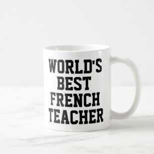 World's Best French Teacher Gift Mug