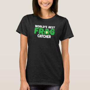 World's Best Frog Catcher Boys Girls Kids Frog Hun T-Shirt