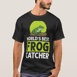 World's Best Frog Catcher Cute Amphibian For Kids T-Shirt