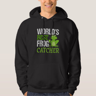 World's Best Frog Catcher Frog Hunter Boys Hoodie