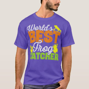 Worlds best frog catcher Frog Hunter graphic T-Shirt