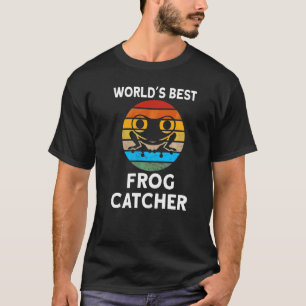Worlds best frog catcher kids boy and girls 3 T-Shirt