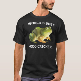 Worlds best frog catcher kids boy and girls   T-Shirt