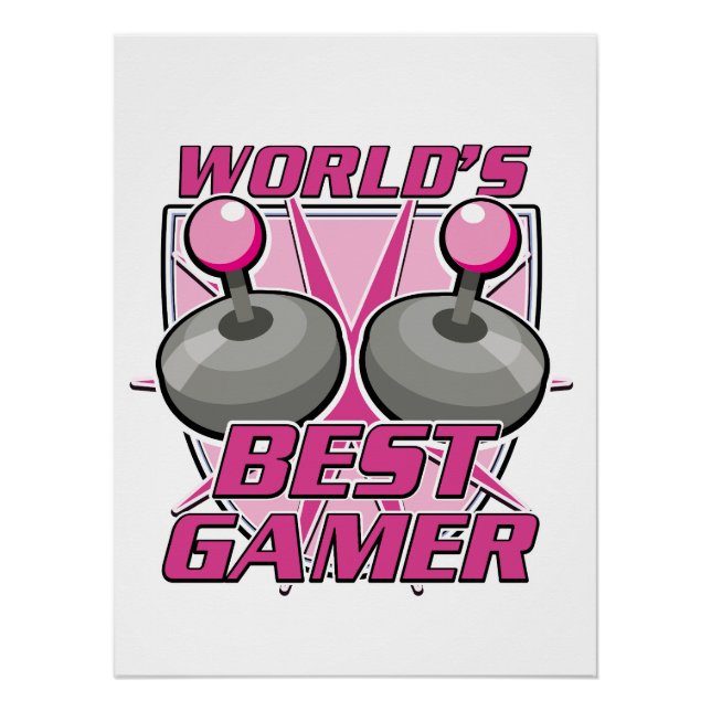 World's Best Gamer Poster (Front)