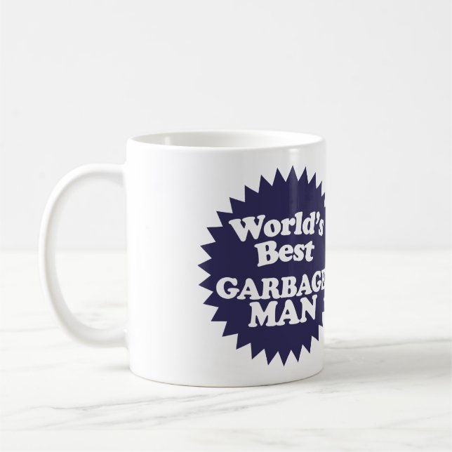 World's Best Garbage Man Coffee Mug (Left)