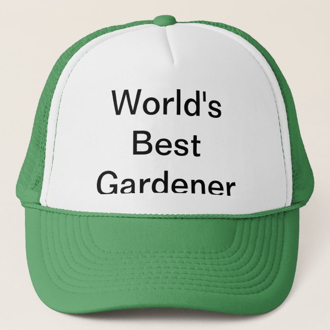 World's Best Gardener Hat (Front)