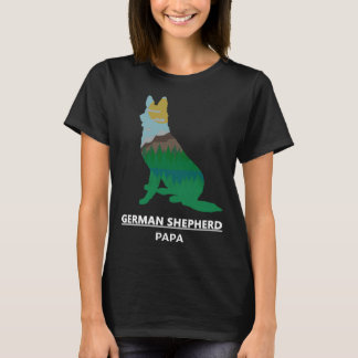 Worlds Best German Shepherd Papa T-Shirt