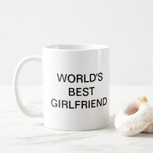 WORLD'S  BEST GIRLFRIEND COFFEE MUG
