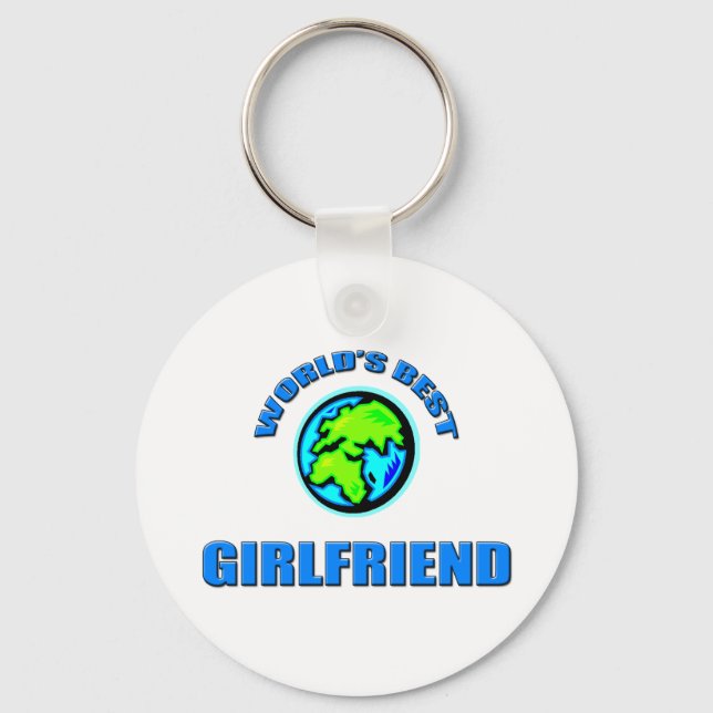 World's Best Girlfriend Key Ring (Front)