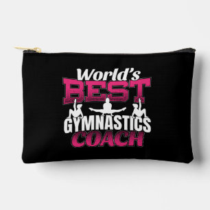 World's Best Girls Gymnastics Coach Accessory Pouch