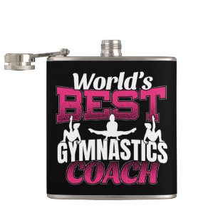 World's Best Girls Gymnastics Coach Hip Flask