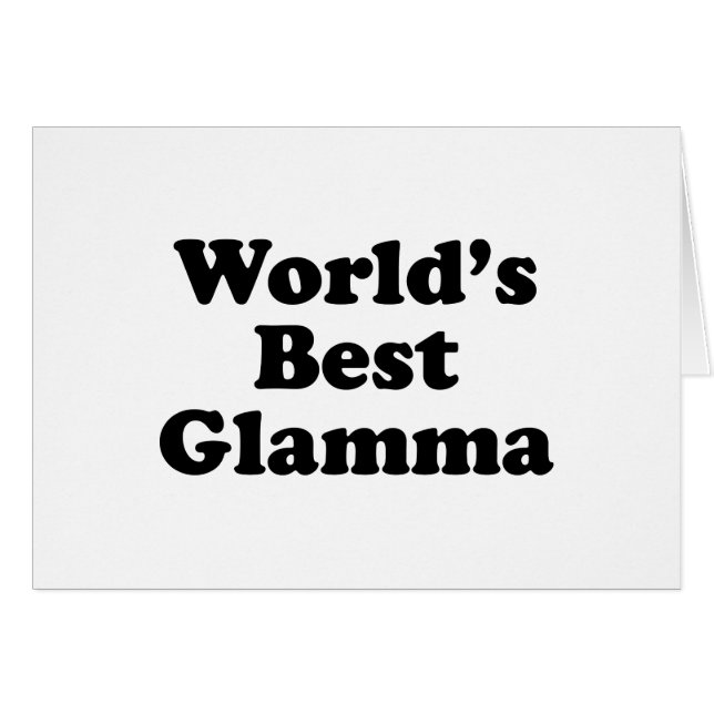 World's Best Glamma (Front Horizontal)