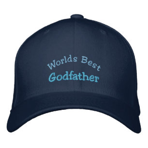 Worlds Best, Godfather-Embroidered Hat