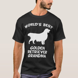 Worlds Best Golden Retriever Grandma Dog Owner T-Shirt