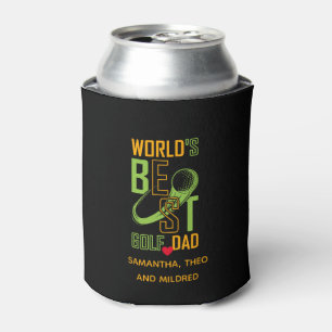 World's Best Golf Dad – Funny & Thoughtful Gift Can Cooler