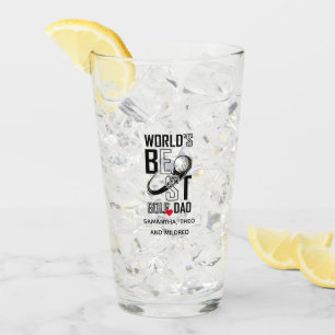 World's Best Golf Dad – Funny & Thoughtful Gift Glass