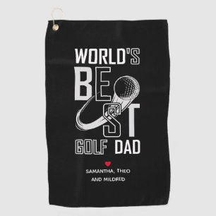 World's Best Golf Dad – Funny & Thoughtful Gift Towel