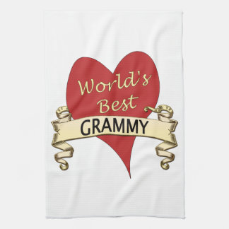 World's Best Grammy Tea Towel