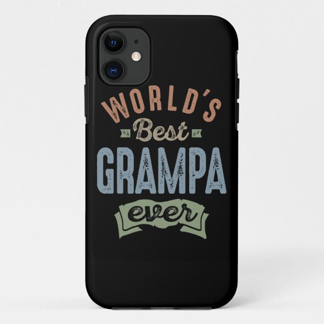 Worlds Best Grampa Case-Mate iPhone Case (Back)