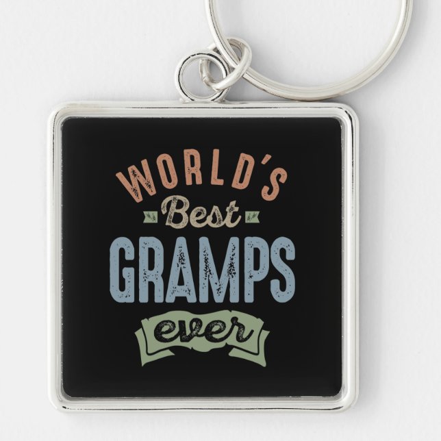 Worlds Best Gramps Key Ring (Front)