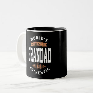 World's Best Grandad Two-Tone Coffee Mug
