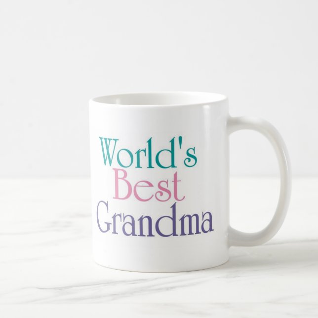 Worlds Best Grandma 1 Coffee Mug (Right)