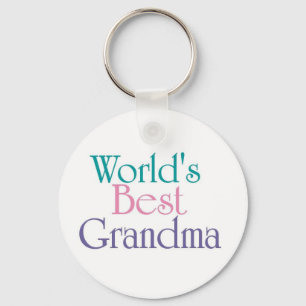 Worlds Best Grandma 1 Key Ring