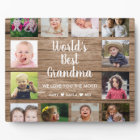 World's Best Grandma Grandkids 12 Photo Collage