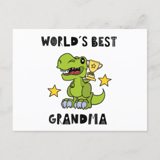 Worlds Best Grandma, Granny, Grandmother Postcard