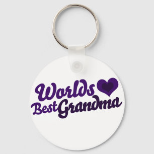 Worlds Best Grandma Key Ring