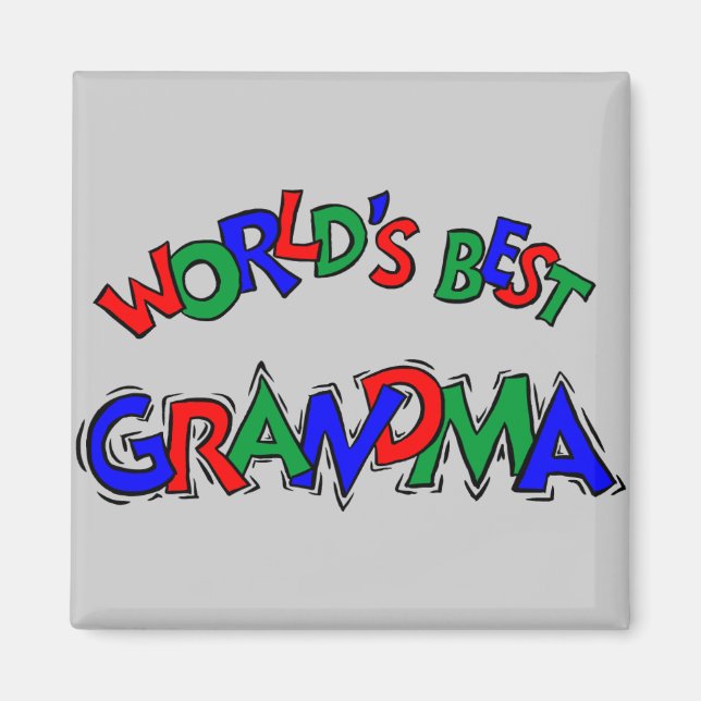 World's Best Grandma Magnet (Front)