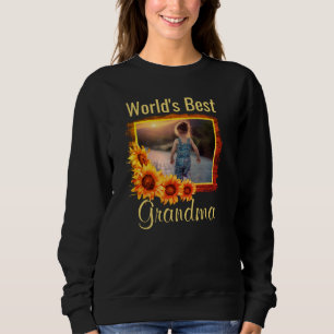 World's Best Grandma Personalised Photo Sweatshirt