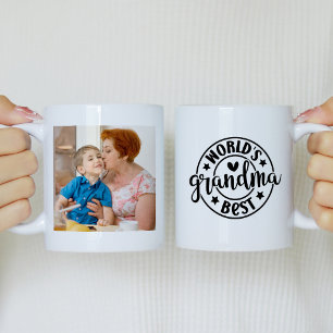 World's Best Grandma Photo Coffee Mug