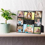 World's Best Grandma Photo Collage Black Plaque<br><div class="desc">Give the world's best grandma an elegant custom multi-photo collage plaque that she will treasure and enjoy for years. You can personalize with eight photos of grandchildren, children, other family members, pets, etc., personalize the expression "World's Best Grandma" and whether she is called "Grandma, " "Nana, " "Granny, " etc.,...</div>