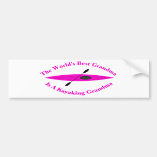 World's Best Grandma(pink) Bumper Sticker