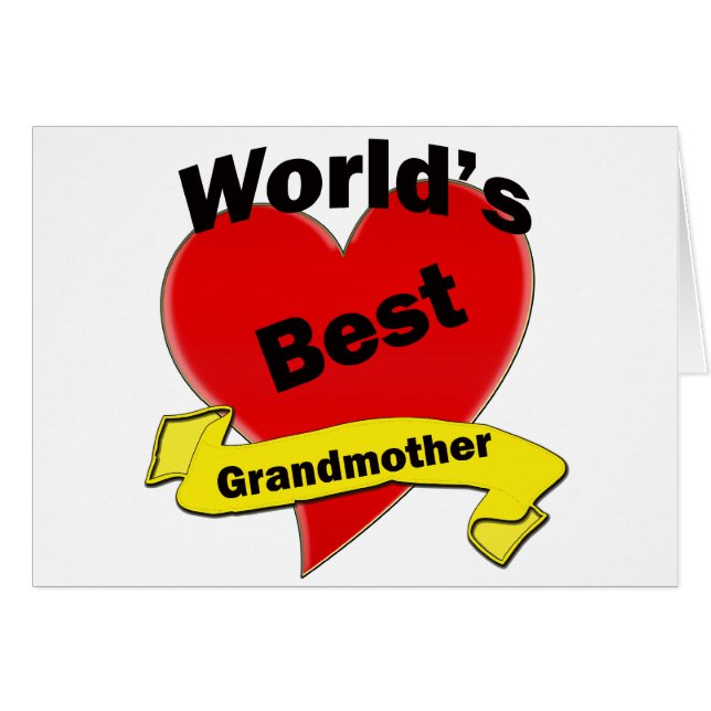 World's Best Grandmother (Front Horizontal)
