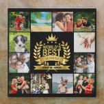 World's Best Grandmother Grandma Photo Collage Faux Canvas Print<br><div class="desc">Personalize with 12 favourite photos for your special,  favourite world's best Grandma,  Grandmother,  Granny,  Nan or Nanny to create a unique gift. A perfect way to show her how amazing she is every day. Designed by Thisisnotme©</div>